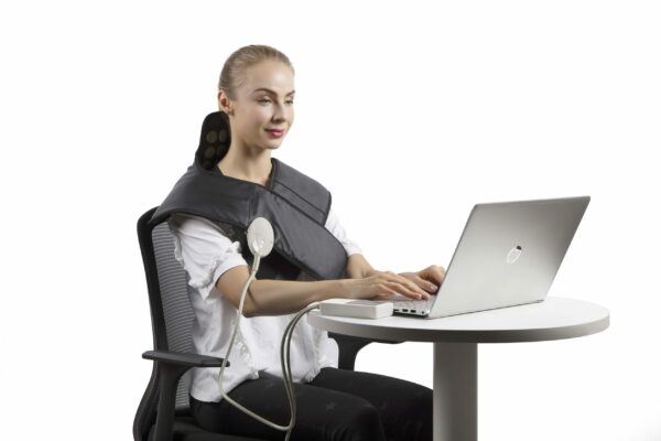 office chair shoulder wrap heat pad