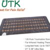UTK Tourmaline Infrared Heat Pad Medium Plus 21" x 38" Details