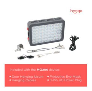 Hooga Targeted Red Light Therapy Panel HG300 Inclusions